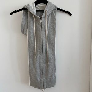 Veronica Beard cotton gray hoodie Dickey